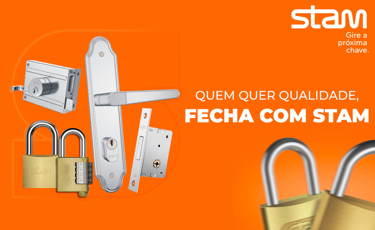 Stam Cadeado segredo 25 mm mochila bolsa armário zamac