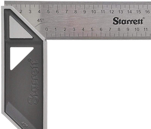 Esquadro 12 300 Mm Cabo De Alumínio Starrett - K53m-300-s