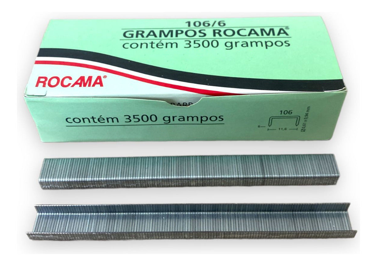 Grampo 6mm 106-6 Rocama 3500 Grampos