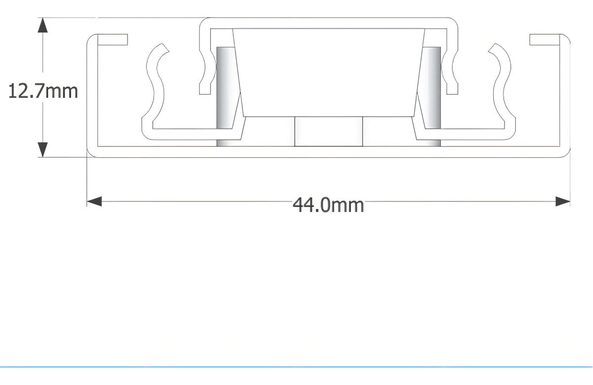 Corrediça De Gaveta 50cm Larga Trilho Telescópico 1 Par 45kg Cor Zincado