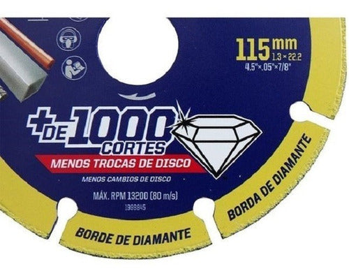 Disco De Corte Diamantado 115 Mm Metalmax - Irwin