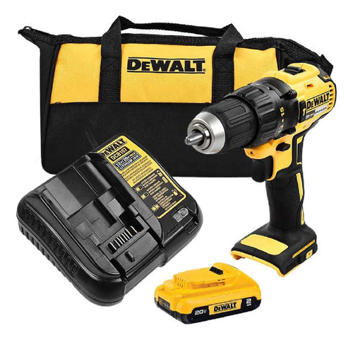 DeWalt Furadeira e Parafusadeira de Impacto Modelo DCD7781D1 13mm Com 1 Bateria 2 Ah Carregador Bivolt e Maleta de Ferramentas